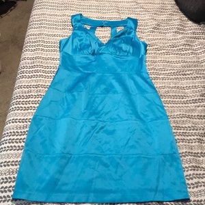 Knee length dress, blue